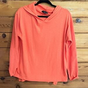 Iceburg Outerwear Lightweight Hooded Orange Size Large